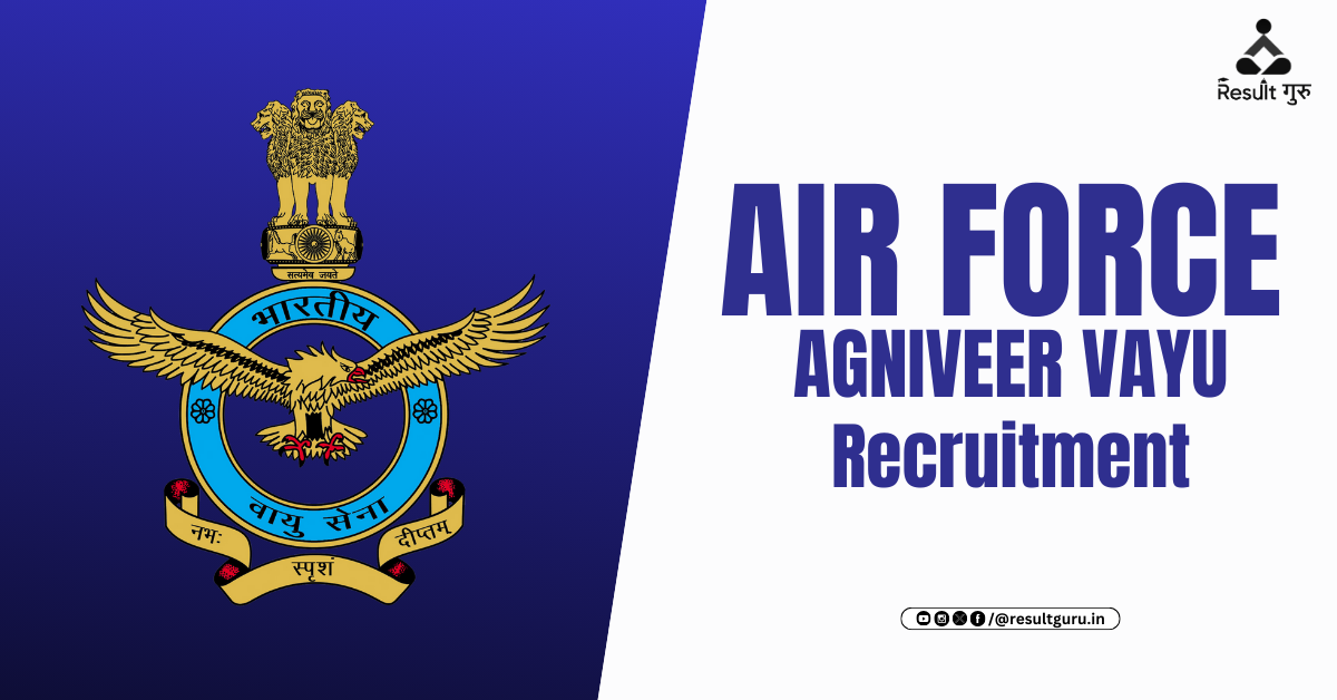 Indian Air Force Agniveer Vayu Recruitment 2024 Online Form Link