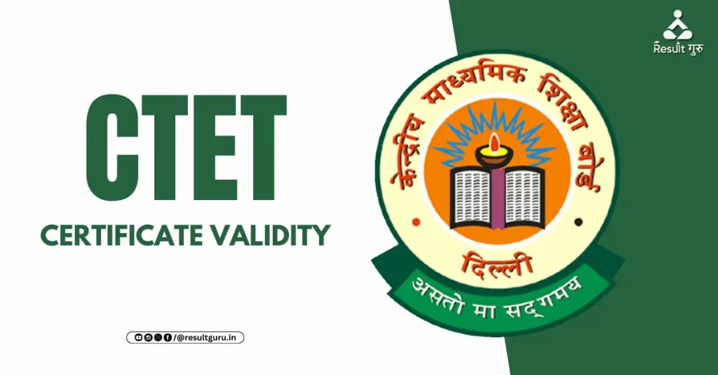 CTET Certificate Validity