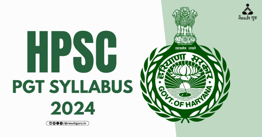 HPSC PGT Syllabus