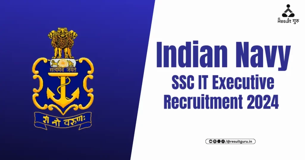 Indian Navy SSC IT Executive recruitment 2024