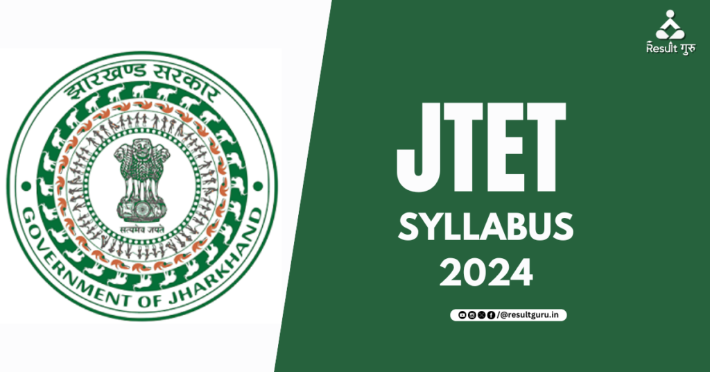 JTET Syllabus 2024